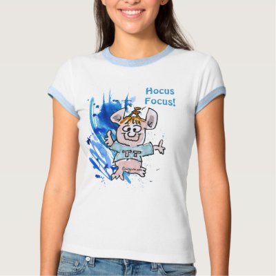 Hocus Focus Cute Cartoon T-Shirt /Apparel by zooogle
