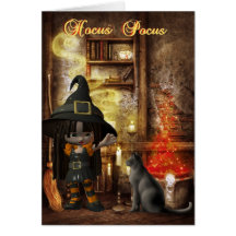 Hocus Pocus Halloween Card