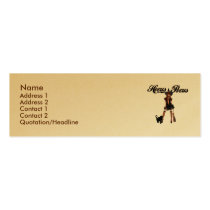 Hocus Pocus Halloween Witch business cards