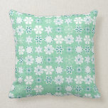 HODGEpodge blue Throw Pillows
