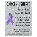 Hodgkin Lymphoma Awareness Benefit Floral Flyer Hodgkin Lymphoma Awareness Benefit Floral Flyer