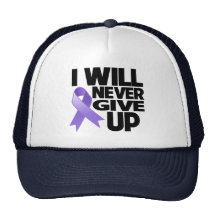 Hodgkin Lymphoma I Will Never Give Up Mesh Hat