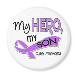 Hodgkin’s Lymphoma MY HERO MY SON 42 Fridge Magnet