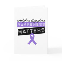 Hodgkin's Disease Awareness Matters cards