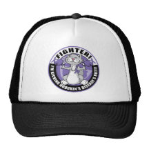 Hodgkin's Disease Fighter Cat Mesh Hats