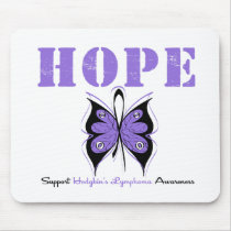 Hodgkin's Disease Hope Butterfly mousepads by cancerapparel Hodgkin's Disease Hope Butterfly mousepads