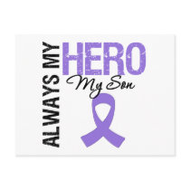 Hodgkin's Disease Son Always My Hero Postcard