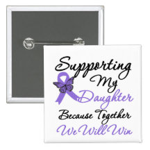 Hodgkin's Disease Supporting Daughter Pins