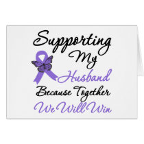 Hodgkin's Disease Supporting Husband cards