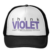 Hodgkin's Disease Think Violet Hat
