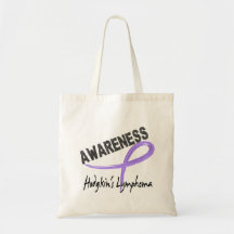 Hodgkin's Lymphoma Awareness 3 Canvas Bags