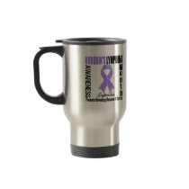 Hodgkins Lymphoma Awareness Month Distress Ribbon mugs by cancerapparel Hodgkins Lymphoma Awareness Month Distress Ribbon mugs