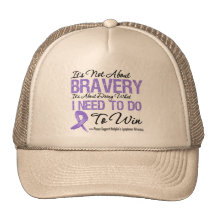 Hodgkins Lymphoma Cancer Battle Trucker Hat