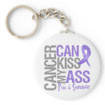 Hodgkins Lymphoma - Cancer Can Kiss My Ass Keychain