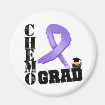 Hodgkin's Lymphoma Chemo Grad Refrigerator Magnets