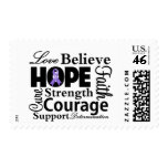 Hodgkins Lymphoma Collage of Hope stamps