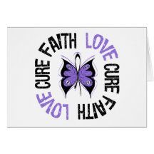 Hodgkin's Lymphoma Faith Love Cure Card