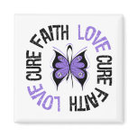 Hodgkin's Lymphoma Faith Love Cure magnets