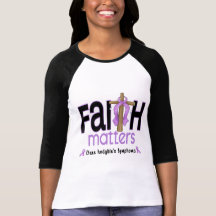 Hodgkins Lymphoma Faith Matters Cross 1 Tees