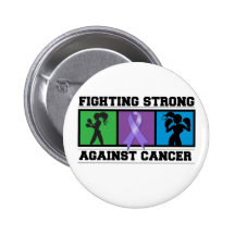 Hodgkin's Lymphoma Fighting Strong Pin
