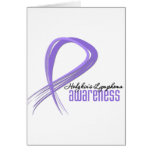 Hodgkins Lymphoma Grunge Ribbon cards