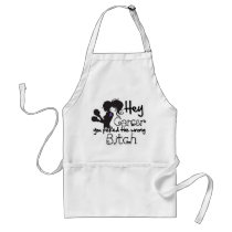 Hodgkins Lymphoma Hey You Picked The Wrong Bitch Apron