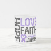 Hodgkin's Lymphoma HOPE LOVE FAITH Coffee Mug