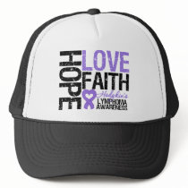 Hodgkin's Lymphoma HOPE LOVE FAITH hats