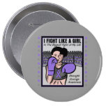 Hodgkin's Lymphoma I Fight Like A Girl Battle buttons
