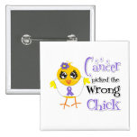 Hodgkins Lymphoma Picked The Wrong Chick buttons