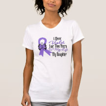 Hodgkins Lymphoma Ribbon My Hero My Daughter Shirt