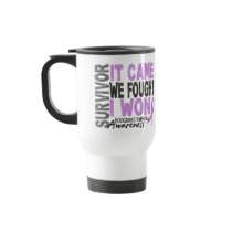 Hodgkins Lymphoma Survivor It Came We Fought I Won mugs
