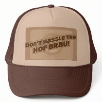Hof Brau Hassle hats by Saywhattees Hof Brau Hassle hats