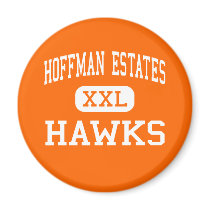 Hoffman Estates - Hawks - High - Hoffman Estates magnets by customteamsportswear Hoffman Estates - Hawks - High - Hoffman Estates magnets