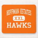 Hoffman Estates - Hawks - High - Hoffman Estates mousepads