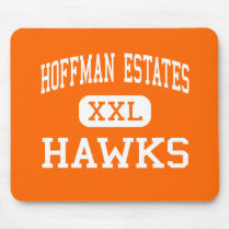 Hoffman Estates - Hawks - High - Hoffman Estates mousepads by customteamsportswear Hoffman Estates - Hawks - High - Hoffman Estates mousepads