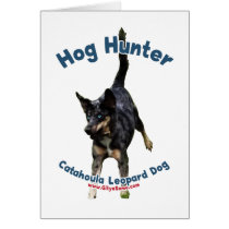 Hog Hunter Catahoula Dog Greeting Cards