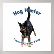 Hog Hunter Catahoula Dog Print