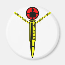 HOG Hunter Of Gunmen (Sniper) Fridge Magnet