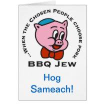 Hog Sameach Holiday Card cards