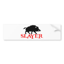 HOG SLAYER BUMPER STICKER