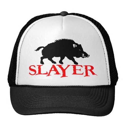 HOG SLAYER TRUCKER HAT Zazzle