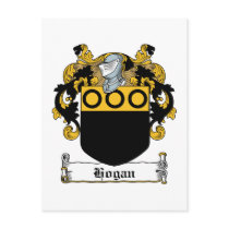 Hogan Family Crest postcards by coatsofarms Hogan Family Crest postcards