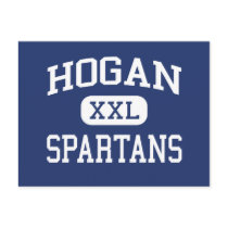 Hogan - Spartans - High - Vallejo California postcards by customteamsportswear Hogan - Spartans - High - Vallejo California postcards