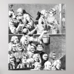 Hogarth Laughing Audience Poster posters