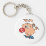 hogging the road pig cartoon keychains