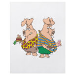 hogs pig out pigs funny cartoon flyers