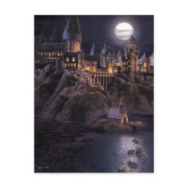 Hogwarts Boats To Castle Postcard