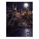 Hogwarts Boats To Castle Postcard