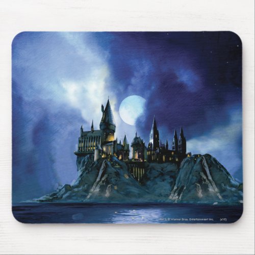 Hogwarts By Moonlight mousepad